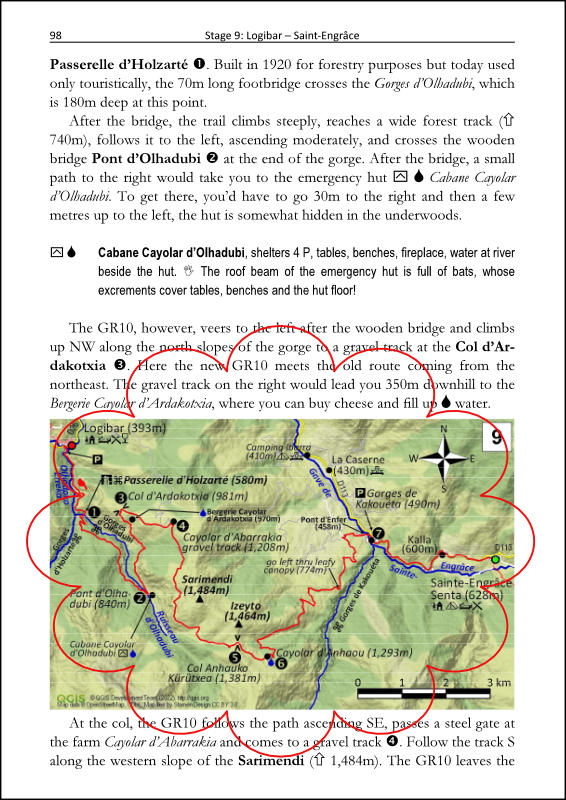 sample with stage overview map