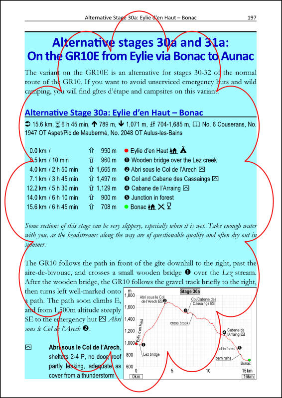 sample 3 with highlighted alternatives and variants