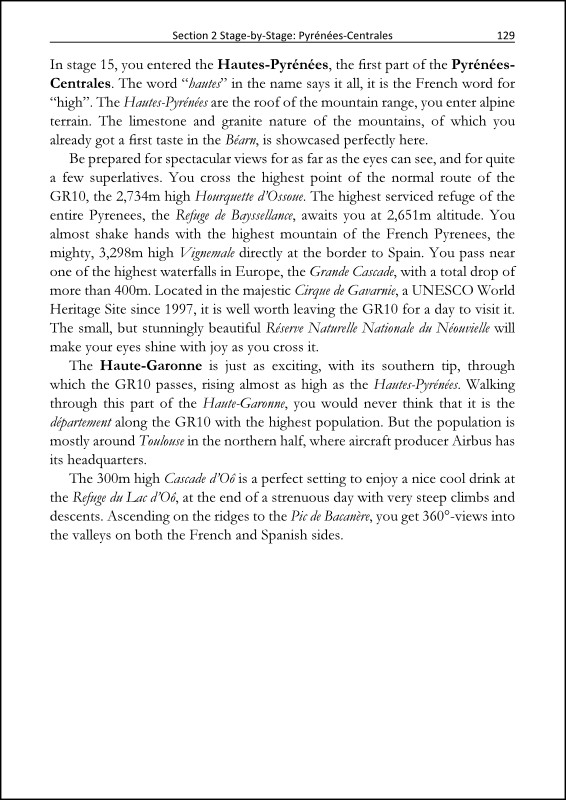 section intro text of Pyrenees Centrales